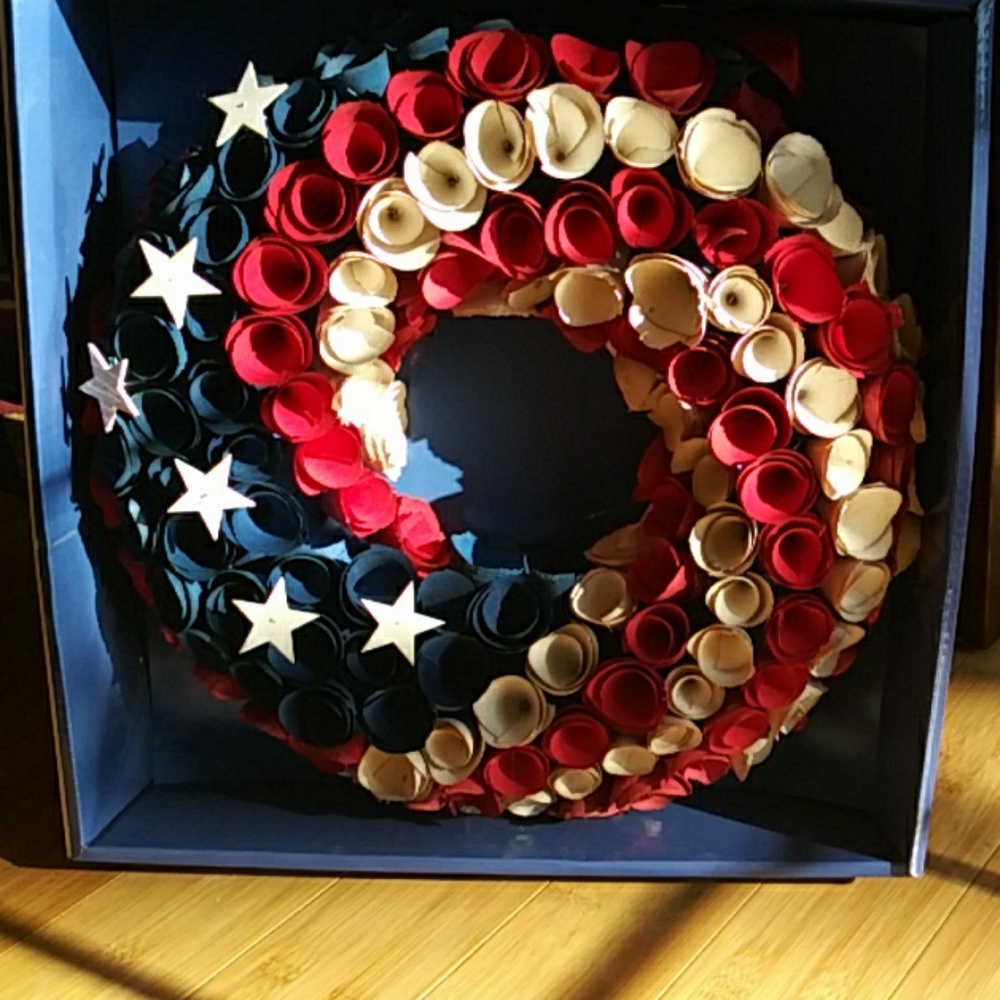 Wood Curl Wreath